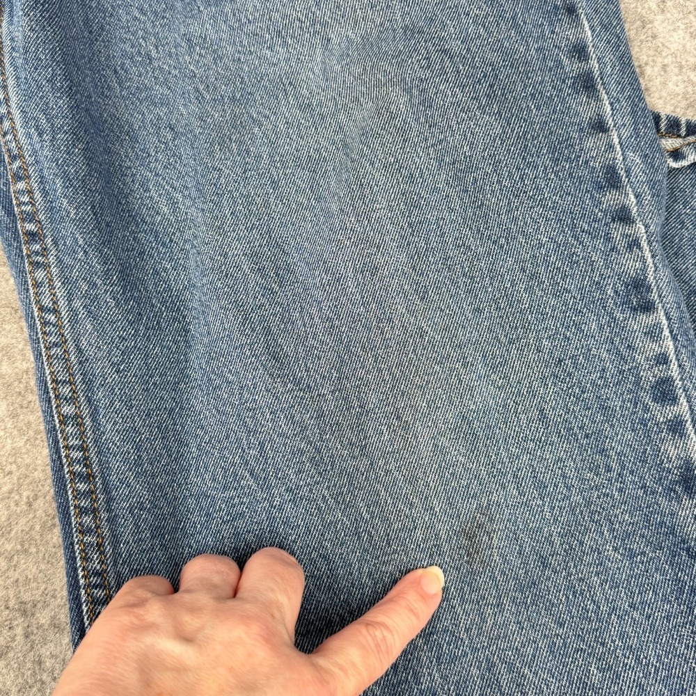 C.E. Schmidt Workwear Mens Blue Denim Jeans Size 36X34 Relaxed Fit Cotton - Picture 4 of 12